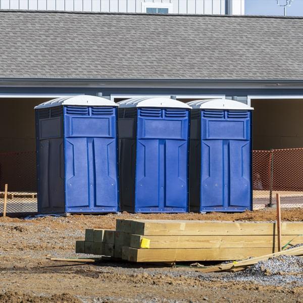 Heavy-duty construction site porta potty in Canton, Georgia